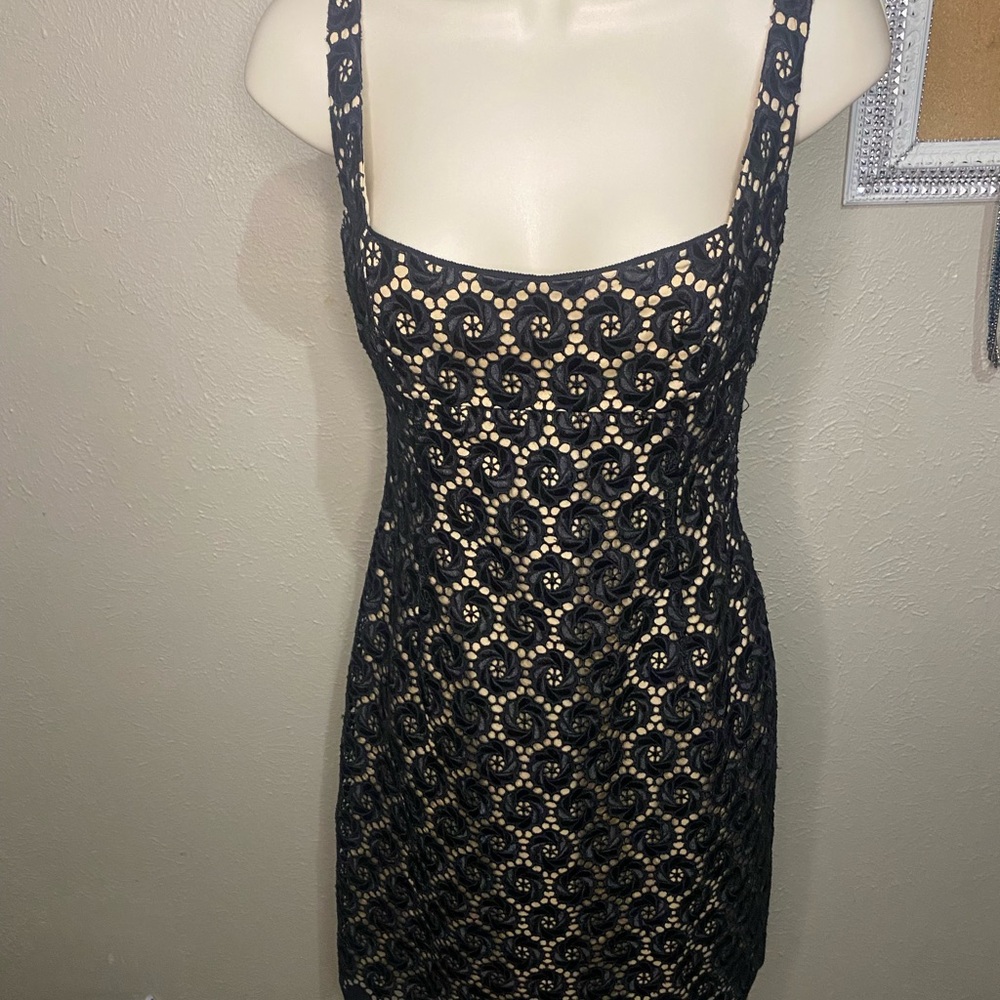 Elie Tahari eyelet lace dress for  Bergdorf Goodman Lace Mini